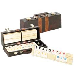 Deluxe Rummy with Wooden Racks in Attache Case On Sale