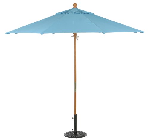 Sunbrella Market Umbrella 9' - Canvas Aruba