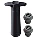 Vacuvin Vacuum Wine Saver Black Giftpack Pump & 2 Stoppers