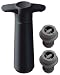 Kitchen & Housewares : Vacuvin Vacuum Wine Saver Black Giftpack Pump & 2 Stoppers