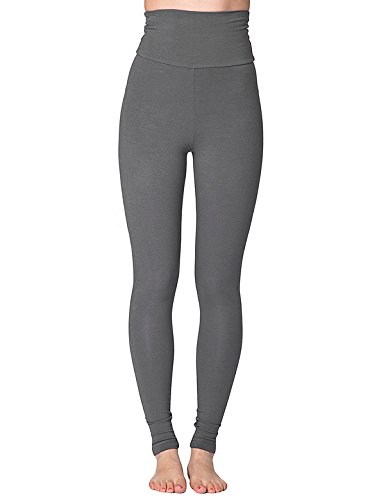 American Apparel Women Cotton Spandex Jersey High-Waist Leggings