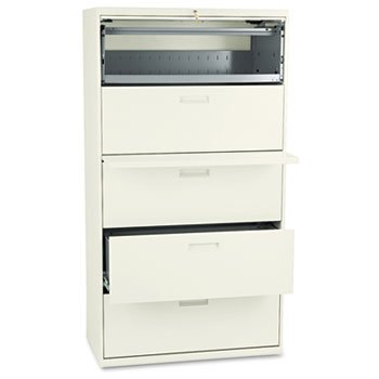 How To 500 Series Five Drawer Lateral File 36w X67h X19 1 4d Putty