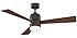 Fanimation FP4650OB Zonix Fan with 14-watt LED and Walnut Blade, Oil-Rubbed Bronze