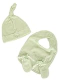 Bebini 3-Pc Layette Gift Set Bib, Cap & Mittens