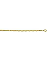 CleverEves 18Kt Yellow Gold Wheat 3.3mm Bracelet