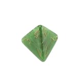 Chessex Vortex Dice 16mm Green and gold d4