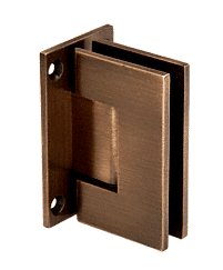 Buy CRL Geneva 037 Series Antique Bronze Wall Mount Full Back Plate Standard Hinge (C. R. Laurence Showers, Plumbing, Bathtubs Showers & Saunas, Showers, Shower Doors)