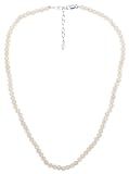 Sterling Silver 4mm Rose Quartz Bead Necklace, 16