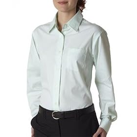 Buy 8361 UltraClub Ladies Performance Pinpoint Oxf by UltraClub