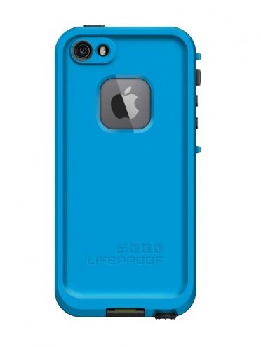 Lifeproof iPhone 5S Fre Case-Cyan/Black - Carrying Case - Retail Packaging - Cyan/Black