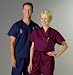 [Item]: Wine, 5XL [Additional Info]: ComfortEase Unisex Reversible Scrub Top In a Huge Variety of Colors. Designed for fashion and comfort, our heavyweight 65% polyester / 35% cotton ComfortEase fabric has a soil-release finish that helps stains wash aw