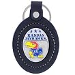 Kansas Jayhawks Leather Key Chain - NCAA College Athletics Fan Shop Sports Team Merchandise