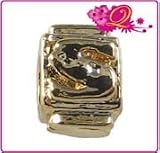 Quiges Beads Charms alphabet letter S