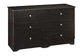 Pocono Double Dresser (Espresso Laminate) (28.5H x 48.125W x 17D)