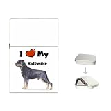 I Love My Rottweiler Flip Top Lighter