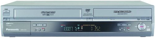 Panasonic DMR-EH75VS DVD Recorder / VCR Combo with 80GB Hard Drive, HDMI, SD Card, and DV Input
