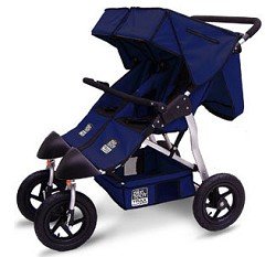 Tike Tech Double Trax360 Stroller - Midnight Navy