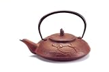 Joyce Chen 18-Ounce Japanese Tetsubin Cast-Iron Year of the Ram Teapot, Cinnamon