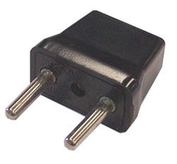 Hitech   AC Adaptor Plug Converts US Plugs to European Plugs