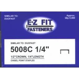 EZ-FIT 5008C 1 4 length 1 2 crown staples by EZ-FIT