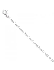 MMA Silver - 20 inch Large and Small Alternating Link Chain