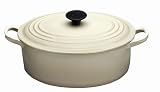 Review LE CREUSET UK LTD L2502-2968 / Le Creuset Cast Iron Oval Casserole, Almond, 29 cm