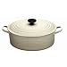 Le Creuset Cast Iron Oval Casserole, Almond, 29 cm