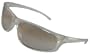 Calvin Klein CK 3026/S Sunglasses, Crystal Frame/ Grey Smoke Lenses/ Fade Silver-Gold Flash