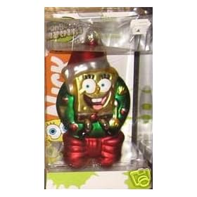 Nickelodeon Spongebob Squarepants Glass Ornament