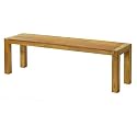 Reclaimed Teak Simple Bench