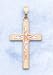 14kt Tri-Color Gold Cross