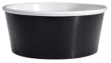 Zak Designs Park Black & White 6-Inch Cereal Bowl, Set of 6