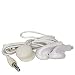 Earbud Stereo Headphones w/3.5mm Audio Jack (White)