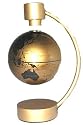 Stellanova 4" Floating Globe - Gold/Brown with Gold Base