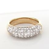 Image of 1.00 Carat Round Diamond Designer Ring in 18ct Solid Yellow Gold