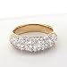 1.00 Carat Round Diamond Designer Ring in 18ct Solid Yellow Gold