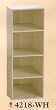 NEW 4 LEVEL WOODEN CABINET / BOOKCASE IN WHITE FINISH