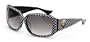 Black Flys Fly Girls DELUXE FLY Womens Sunglasses Black White with Grey Lenses