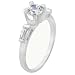 Sterling Silver Round Cut Cz Promise Wedding Engagement Solitaire Ring