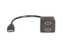 StarTech.com HDMISPL1HH 1 feet HDMI to 2x HDMI Splitter Cable for Digital Video - M/F
