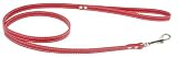 Signature Leather Leads 1/2 in. Red