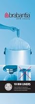 Brabantia Smartfix Bin Liners, 50litre, (10 bags per roll)