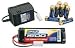 Duratrax Power Kit 1500 7.2V NiMH 2-3 Hr Wall Chrgr 8AA