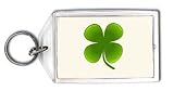 Shamrock For March Keychain