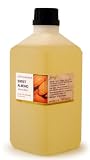 1 Litre Sweet Almond Oil - 100% Pure Cold Pressed
