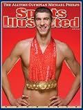 Michael Phelps Poster ~ 2008 Olympics ~ Winner of 8 Gold Medals ~ Official Sports Illustrated Print ~ NEW Small Print Size 13x19