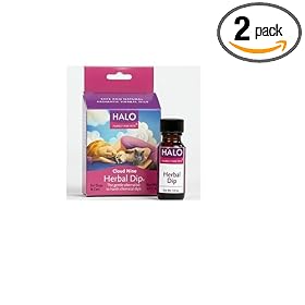 Halo Purely For Pets Cloud-Nine Herbal Dip, 1/2-Ounce Bottle (Pack of 2)