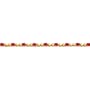14K Gold 4.15cttw Diamond & Ruby Bracelet Jewelry 7"