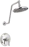 Danze D502657PNV Opulence Single-Handle Shower Faucet with 8-Inch Sunflower Showerhead, Polished Nic...