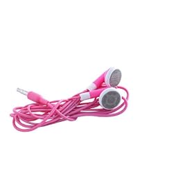 Ipod Pink Stereo Headphones / Earphones